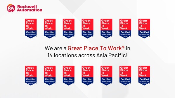 Rockwell Automation Asia Pacific Earns 2025 Great Place To Work Certification™