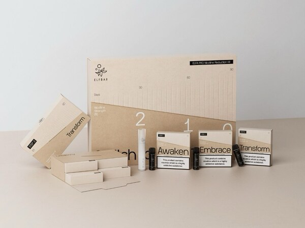 CISION PR Newswire - ELFBAR takes a bold step in restrained design with its award-winning nicotine reduction kit