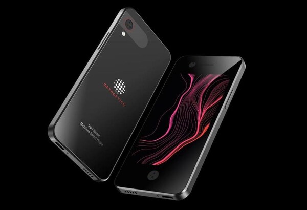 來源：MetaOptics Ltd自行設計的5G移動智慧型手機展示圖