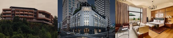 從左至右：涼山文旅瀘沽湖隱奢逸境酒店、Else Kuala Lumpu（馬來西亞）、Hotel Irada（印度）