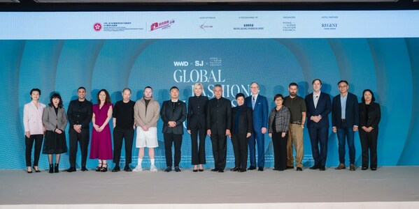 (Left to right) Speaker Ms. Yuting Hung, Global Brand Director, Cindy Chao The Art Jewel, Speaker Ms. Irina Fan, Director of Research, Hong Kong Trade Development Council, Speaker Mr. Omar Sabre, Chief Executive Officer & Creative Director, Maison de Sabré, Speaker Ms. Emmanuelle Nodale, Chief Executive Officer, De Beers London, Speaker Mr. Jason Wu, Founder & Chief Creative Officer, Jason Wu, Speaker Mr. Kim Jones, Artistic Director, Kim Jones Studio, Mr Bosco Law, JP, Representative of Hong Kong Fashion Council, Ms. Amanda Smith, Chief Executive Officer of Fairchild Media Group, Guest-of-Honour Mr. Raistlin Lau, JP, Under Secretary for Culture, Sports and Tourism, Miss Drew Lai, Commissioner for Cultural and Creative Industries, Mr. James Fallon, Chief Content Officer of Fairchild Media Group, Miss Yvonne Ip, Assistant Commissioner for Cultural and Creative Industries (1), Speaker Mr. Fausto Puglisi, Creative Director, Roberto Cavalli, Speaker Mr. David Leigh-Pemberton, Deputy Director, Policy & Engagement, British Fashion Council, Speaker Mr. Stanley Szeto, Executive Chairman, Lever Style Corporation, Speaker Ms. Sally Peng, Senior Managing Director, FTI Consulting.