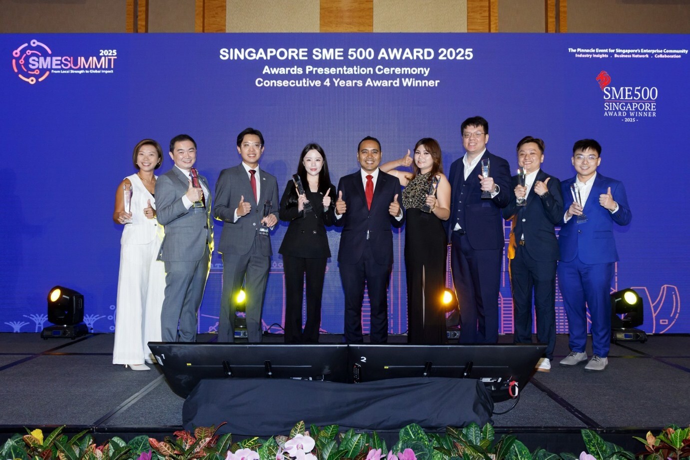 Singapore SME 500 Award 2025 - Consecutive 4 Years Award Winners Singapore SME 500 Award 2025 - Consecutive 4 Years Award Winners