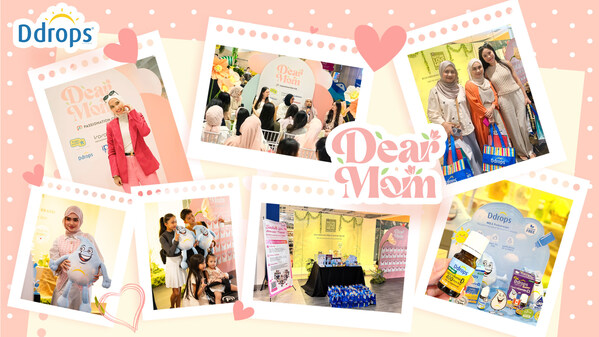 Ddrops® x Dear Mom, Malaysia (PRNewsfoto/Ddrops)