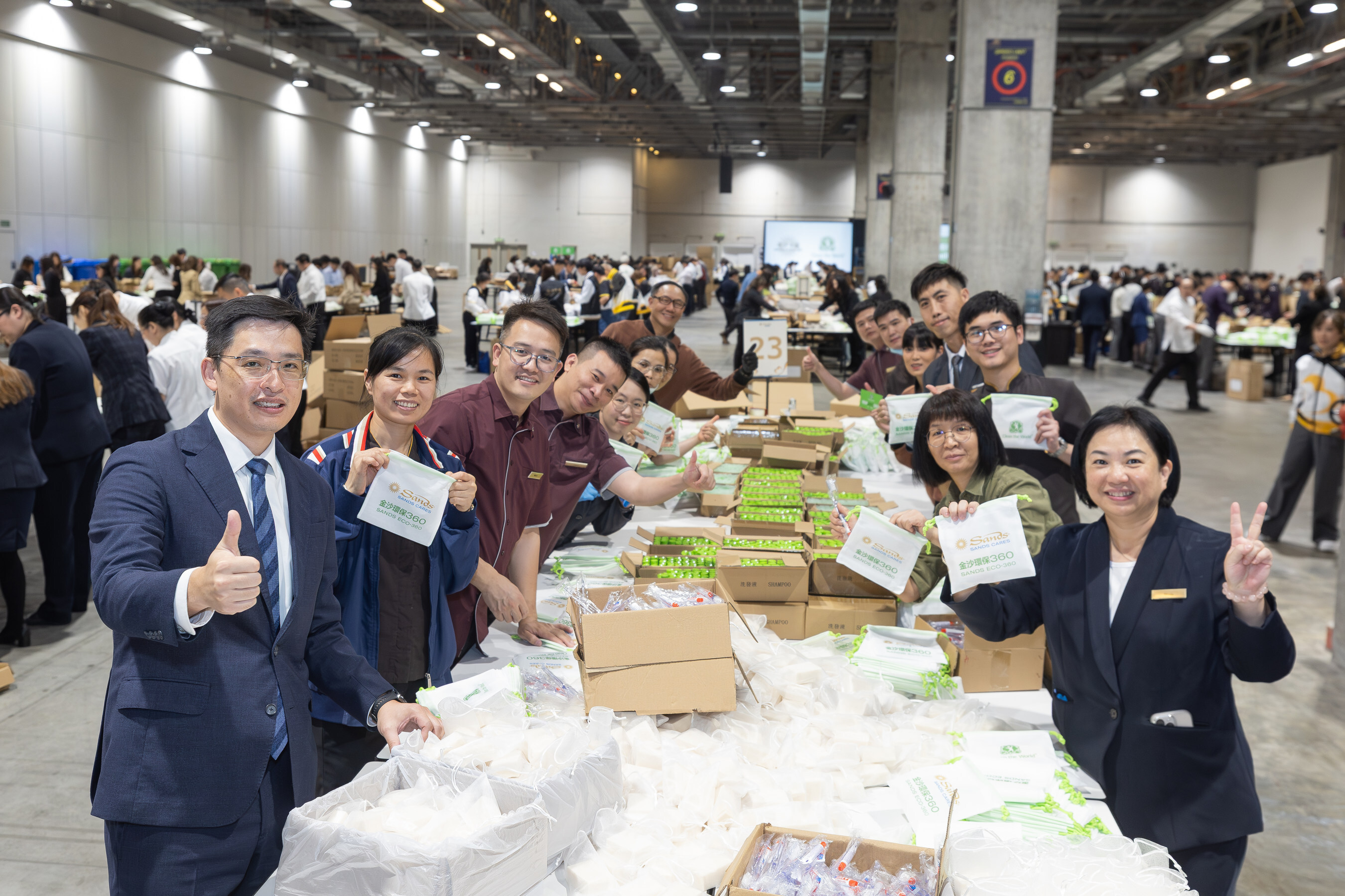 金沙中國連續12年與本地社服機構攜手支持潔世推動社區衛生工作。