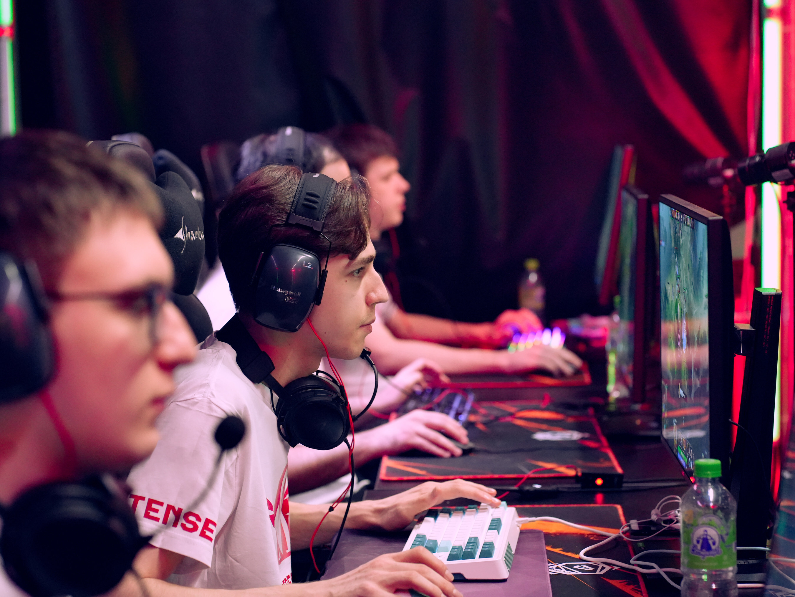 Phygital athletes competing against each other on the digital side of phygital Phygital athletes competing against each other on the digital side of phygital