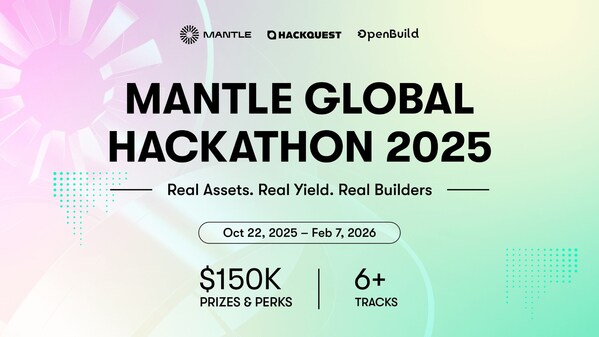 Mantle Ecosystem Accelerates Rapidly as Global Hackathon Surpasses 900+ Developer Registrations (PRNewsfoto/Mantle)