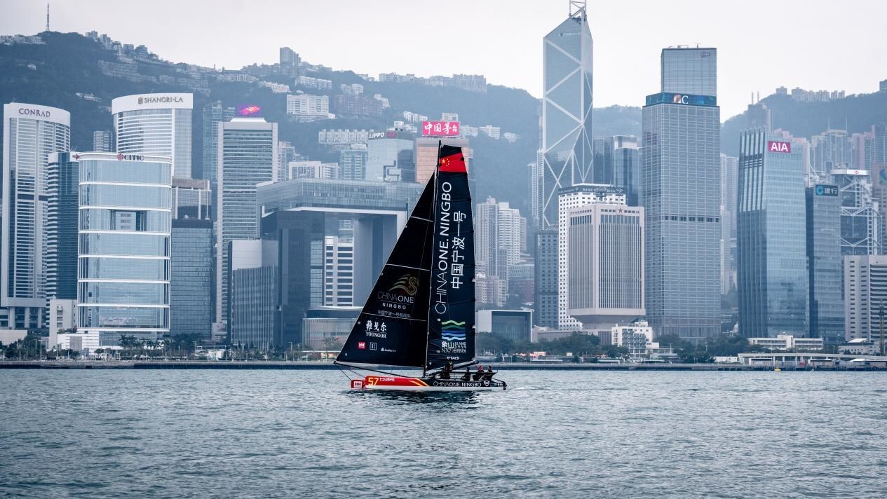 ChinaOne.Ningbo claims line honours (Image Credit: ChinaOne.Ningbo sailing team)