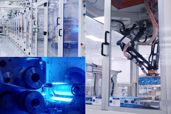 护舒宝灯塔工厂全自动化生产线