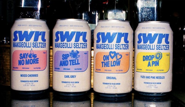 SWRL, the world’s first Makgeolli seltzer