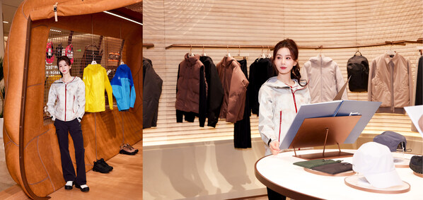 品牌代言人劉詩詩探索EXTREME「山英征途」系列與K: 系列空間