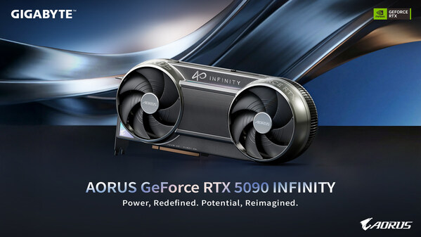 ซิชั่น พีอาร์ นิวส์ไวร์ - GIGABYTE เปิดตัวการ์ดจอ AORUS GeForce RTX™ 5090 INFINITY พร้อมนวัตกรรมระบายความร้อนและดีไซน์กะทัดรัด ที่ CES 2026