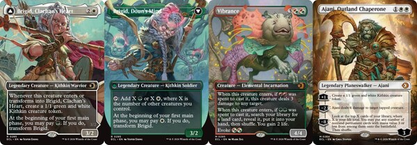 資深畫師為新系列繪制的無邊框卡牌