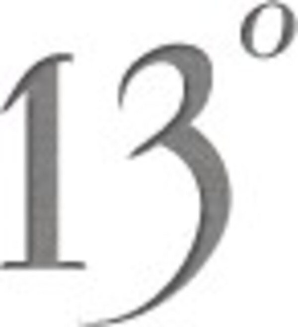 13 Degrees