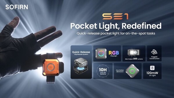 SOFIRN SE1, A Quick-Release Pocket Light for On-the-Spot Tasks Wearable Light
