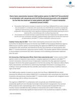 Pierre Fabre Laboratories receives CHMP positive opinion for BRAFTOVI® (encorafenib) in combination with cetuximab and FOLFOX (fluorouracil, leucovorin, and oxaliplatin) for the first-line treatment of adult patients with BRAFV600E-mutant metastatic colorectal cancer (mCRC)