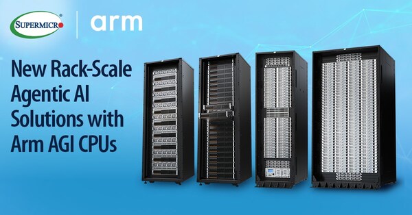 Supermicro Collaborates with Arm to Deliver a New Class of Energy-Efficient Rack-Scale Infrastructure for Enterprise Agentic AI