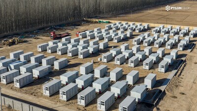 Pylontech delivers 400MWh utility-scale energy storage project in Ningxia, China