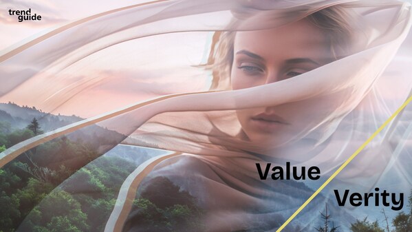 “价值 × 求真（Value / Verity）”趋势维度聚焦价值观、事实与品质之间的关系，探讨其如何影响消费者的理性购买决策。